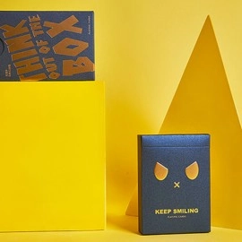 Spielkarten Keep Smiling Blue V2 Playing Cards by Bocopo