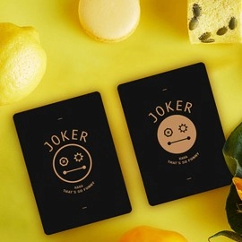Spielkarten Keep Smiling Black V2 Playing Cards by Bocopo