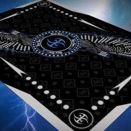 Spielkarten Silver Falcon Throwing Cards by Rick Smith Jr. and De'vo
