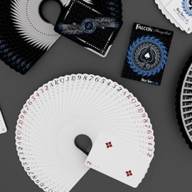Spielkarten Silver Falcon Throwing Cards by Rick Smith Jr. and De'vo