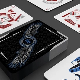 Spielkarten Silver Falcon Throwing Cards (Foil) by Rick Smith Jr. and De'vo