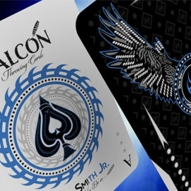 Spielkarten Silver Falcon Throwing Cards (Foil) by Rick Smith Jr. and De'vo