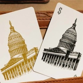 Spielkarten Bicycle Capitol (Navy Blue) Playing Cards by US Playing Card