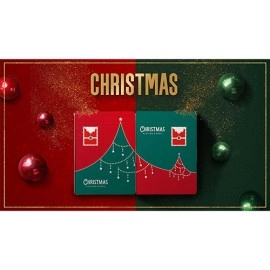 Spielkarten Christmas Playing Cards (Green) by TCC