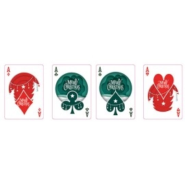 Spielkarten Christmas Playing Cards (Green) by TCC