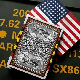 Spielkarten Peter Dash Flash - P51 Mustang Playing Cards by Kings Wild Project Inc.