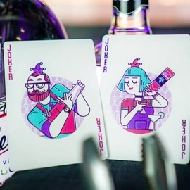 Spielkarten Nightclub UV Edition Playing Cards by Riffle Shuffle