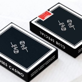 Spielkarten Black Roses Casino Playing Cards