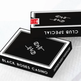 Spielkarten Black Roses Casino Playing Cards