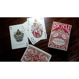 Spielkarten Agenda Red Basic Edition Playing Cards