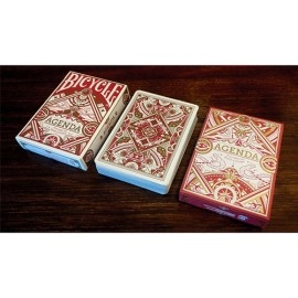 Spielkarten Agenda Red Basic Edition Playing Cards
