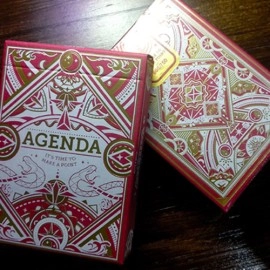 Spielkarten Agenda Red Premium Edition Playing Cards