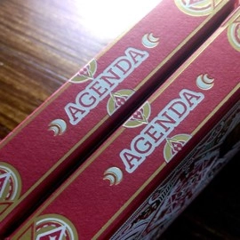 Spielkarten Agenda Red Premium Edition Playing Cards