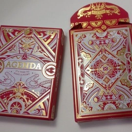 Spielkarten Agenda Red Premium Edition Playing Cards