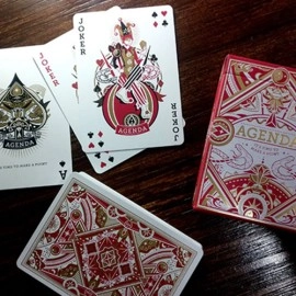 Spielkarten Agenda Red Premium Edition Playing Cards