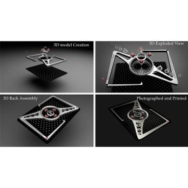 Spielkarten Chrome Kings Carbon Playing Cards (Foiled Edition)