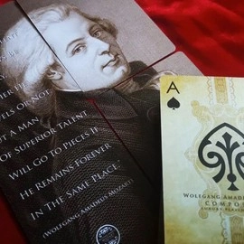 Spielkarten Wolfgang Amadeus Mozart (Composers) Playing Cards