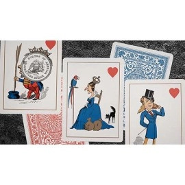 Spielkarten Eclipse Comic (Red) Vintage Transformation Playing Cards