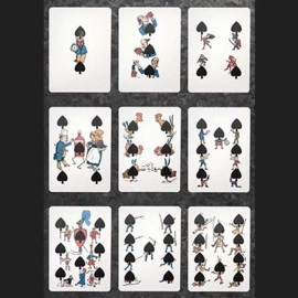 Spielkarten Eclipse Comic (Red) Vintage Transformation Playing Cards