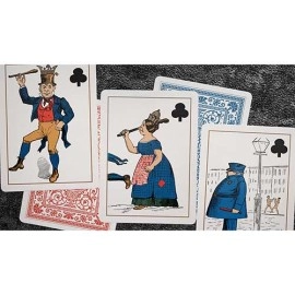 Spielkarten Eclipse Comic (Blue) Vintage Transformation Playing Cards