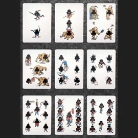 Spielkarten Eclipse Comic (Blue) Vintage Transformation Playing Cards