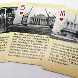 Spielkarten History Of Washington DC Playing Cards