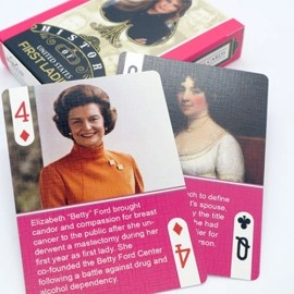 History Of American First Ladies Playing Cards