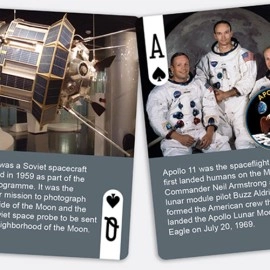 Spielkarten History Of Space Race Playing Cards