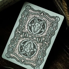 Spielkarten 666 Dark Reserves (Silver Foil) Playing Cards by Riffle Shuffle