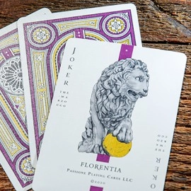 Spielkarten Florentia Antica Playing Cards by Elettra Deganello