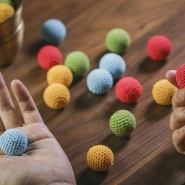 Crochet Ball Set (Red) by TCC