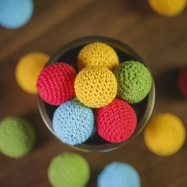 Crochet Ball Set (Yellow) by TCC
