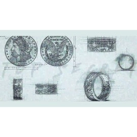 Skymember Presents: NOMAD RING Mark II (Bitcoin Silver) by Avi Yap, Calvin Liew and Sultan Orazaly