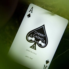 Spielkarten Cherry Casino House Deck Playing Cards (Sahara Green)