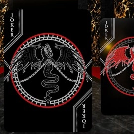 Spielkarten Black Platinum Lordz Playing Cards (Standard) by De'Vo