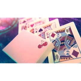 Spielkarten Cherry Casino House Deck Playing Cards (Flamingo Pink)