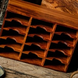 Rosewood Wooden Card Cabinet by TCC -Trick