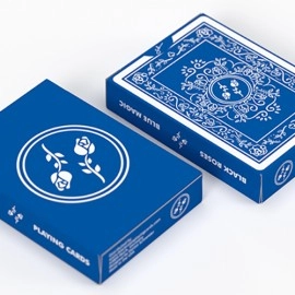 Spielkarten Black Roses Blue Magic Playing Cards