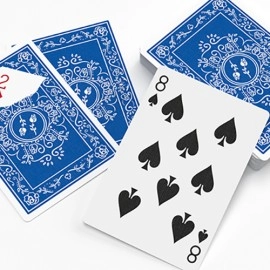 Spielkarten Black Roses Blue Magic Playing Cards