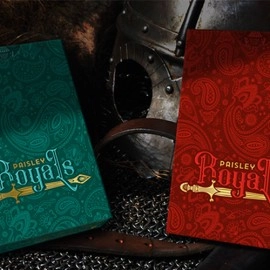 Paisley Royals (Teal) Playing Cards by Dutch Card House Company