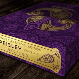 Spielkarten Collector's Paisley Royals Purple (Numbered Seals)  Playing Cards by Dutch Card House Company