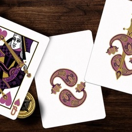 Spielkarten Collector's Paisley Royals Purple (Numbered Seals)  Playing Cards by Dutch Card House Company