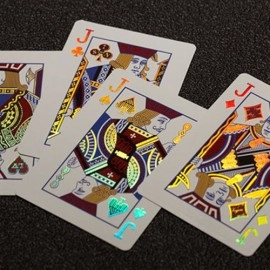 Spielkarten Vegas Diffractor Ultraviolet (Metal) Playing Cards