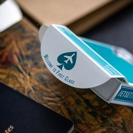 Spielkarten Lounge Edition in Terminal Teal by Jetsetter Playing Cards