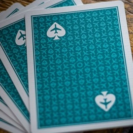 Spielkarten Lounge Edition in Terminal Teal by Jetsetter Playing Cards