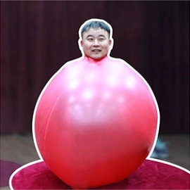 Entering Balloon RED (160 cm)  by JL Magic