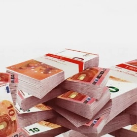 STACKED EURO (Gimmicks and Online Instructions) by Christopher Dearman and Uday