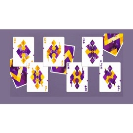 Spielkarten Diamon Playing Cards N° 14 Purple Star Playing Cards by Dutch Card House Company