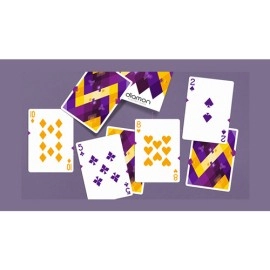 Spielkarten Diamon Playing Cards N° 14 Purple Star Playing Cards by Dutch Card House Company