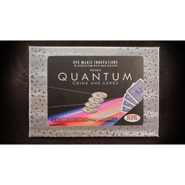 Quantum Coins (US Quarter Blue Card) Gimmicks and Online Instructions by Greg Gleason and RPR Magic Innovations